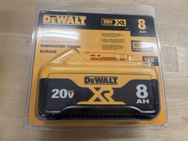 DCB208 20V MAX* XR® 8.Ah Battery