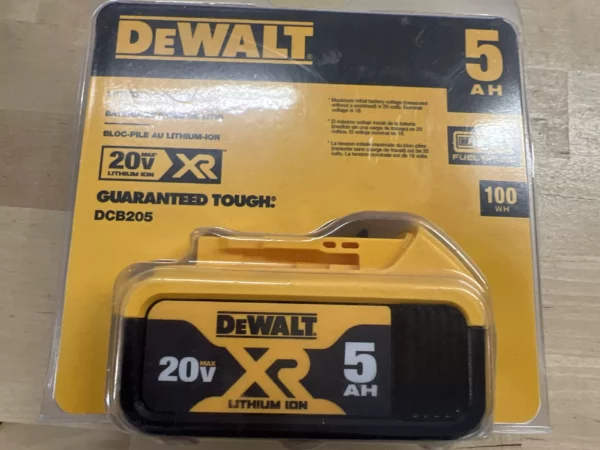 DCB205 (5 AH) 20V DEWALT ION BATTERY