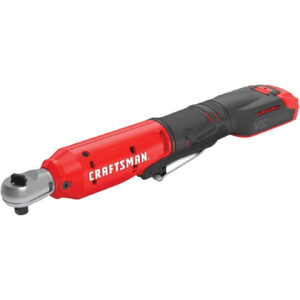 CRAFTSMAN V20 Cordless Ratchet Wrench, 3/8 inch Drive, 300 RPM, up to 35 ft-lbs of Torque, Bare Tool Only (CMCF930B)